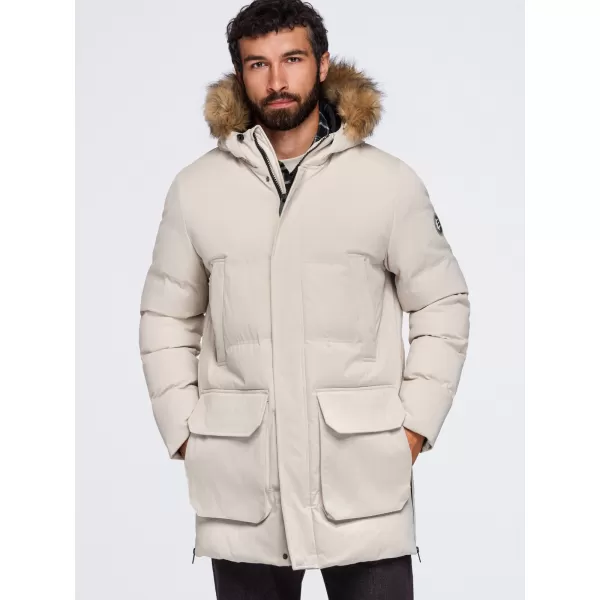  Pánská parka OMBRE OM-JALJ-0310 CREAM 