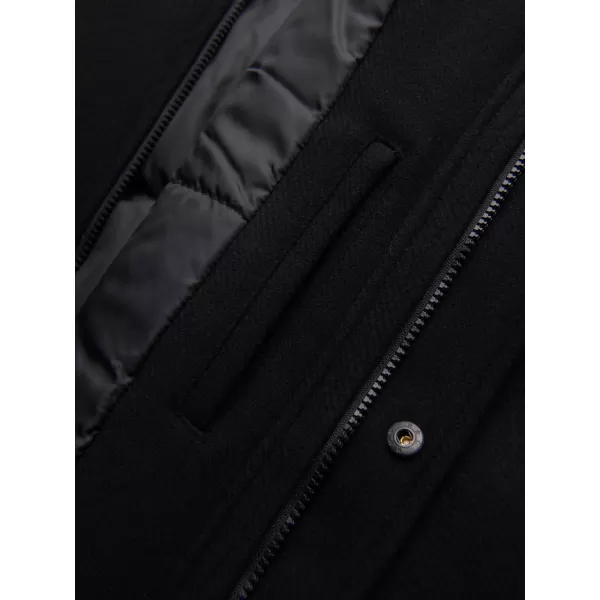  Pánská parka OMBRE OM-COWC-0161 BLACK 