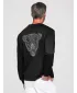 Pánská mikina OMBRE OM-SSNZ-0274 BLACK