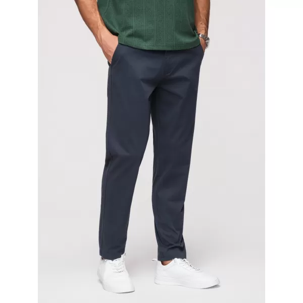  Pánské kalhoty OMBRE OM-PACP-0293 NAVY BLUE 