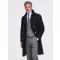 Pánský kabát OMBRE OM-COWC-0156 BLACK