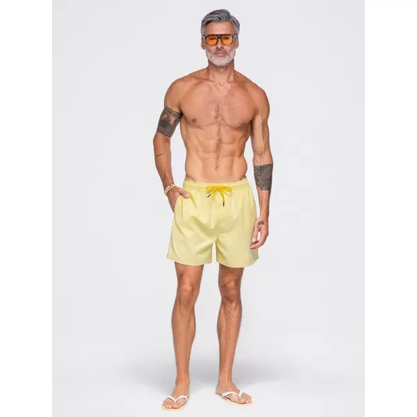  Pánské kraťasy OMBRE OM-SRSS-0216 YELLOW 