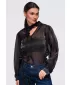 Dámská halenka OMBRE OW-TS-E0086 BLACK