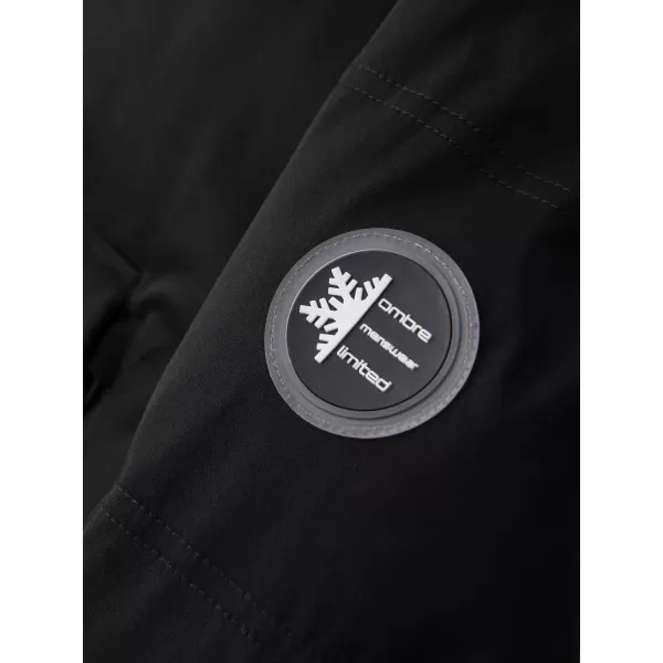  Pánská parka OMBRE OM-JALJ-0310 BLACK 