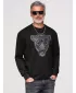 Pánská mikina OMBRE OM-SSNZ-0273 BLACK