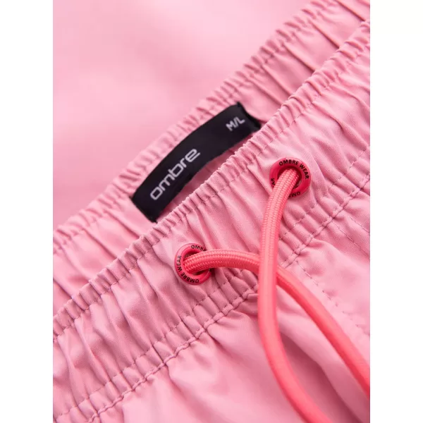  Pánské kraťasy OMBRE OM-SRSS-0216 PINK 