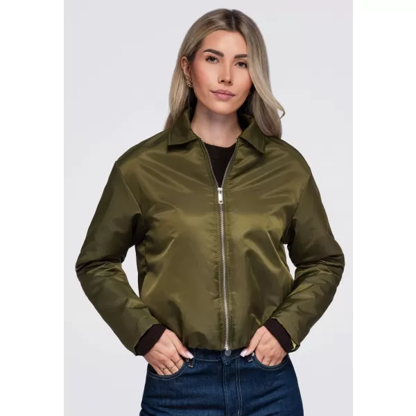  Dámská bunda OMBRE OW-JT-E0003 KHAKI 