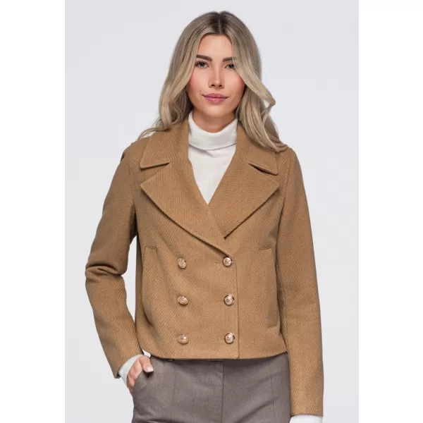  Dámské sako OMBRE OW-BL-E0008 CAMEL 