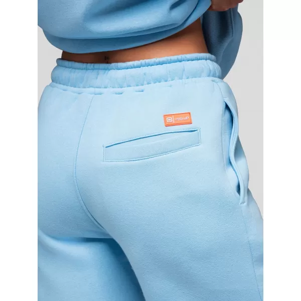  Pánský set kraťas OMBRE Z129 LIGHT BLUE/LIGHT PURPLE 