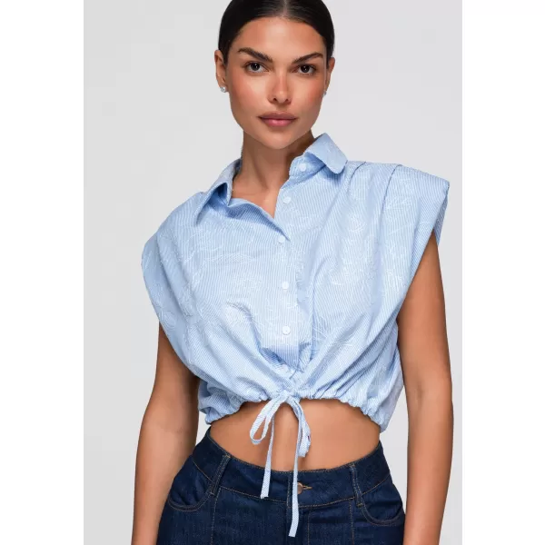  Dámská košile OMBRE OW-SH-E0057 BLUE 