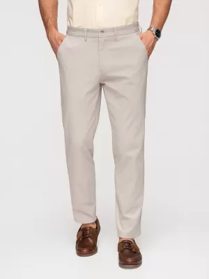 Pánské kalhoty OMBRE OM-PACP-0293 BEIGE