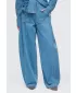 Dámské kalhoty OMBRE OW-PA-E0017 BLUE