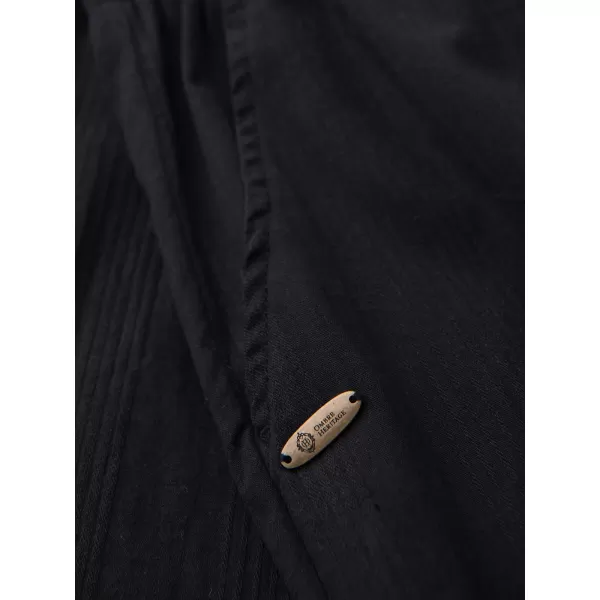  Pánské kalhoty OMBRE OM-PACP-0312 BLACK 