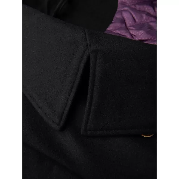  Pánský kabát OMBRE OM-COWC-0156 BLACK 