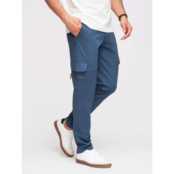  Pánské kalhoty OMBRE P1517 DARK BLUE 