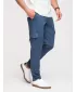 Pánské kalhoty OMBRE P1517 DARK BLUE