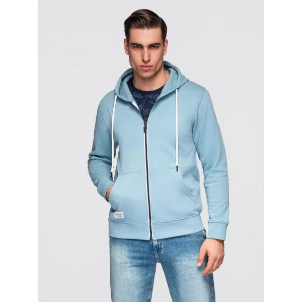  Pánská mikina OMBRE OM-SSBZ-0272 BLUE 