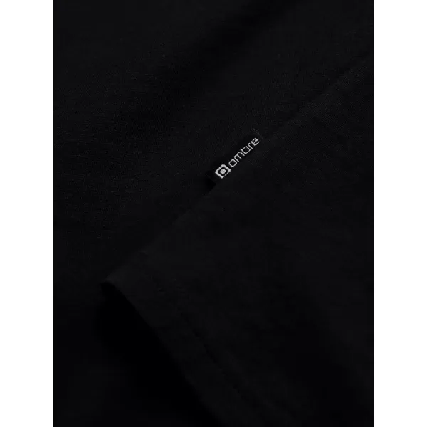  Pánské tričko OMBRE L171 BLACK 