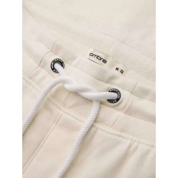  Pánské tepláky OMBRE OM-PABS-0304 CREAM 