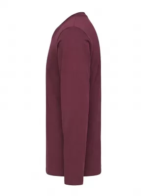 Pánské tričko OMBRE L171 BURGUNDY