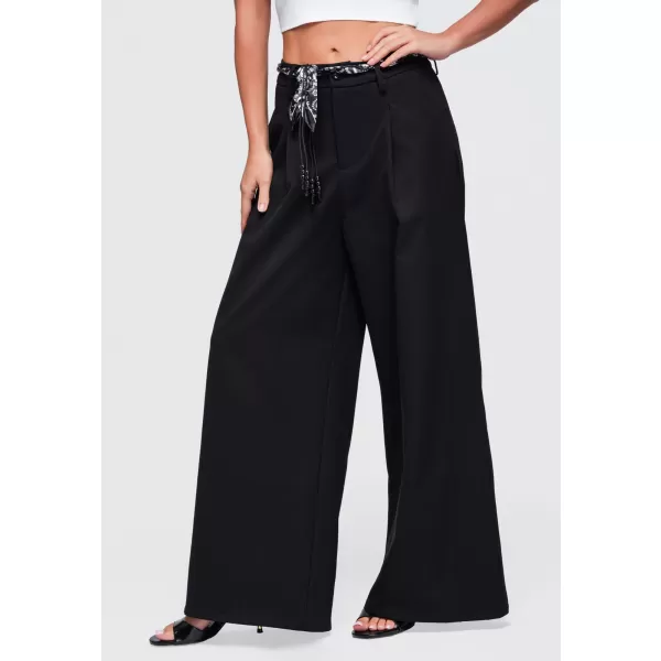  Dámské kalhoty OMBRE OW-PA-E0020 BLACK 