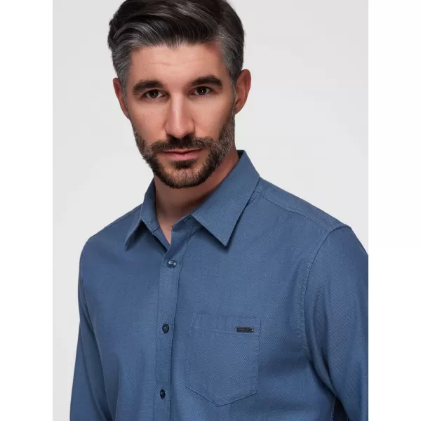  Pánská košile OMBRE K695 DENIM 