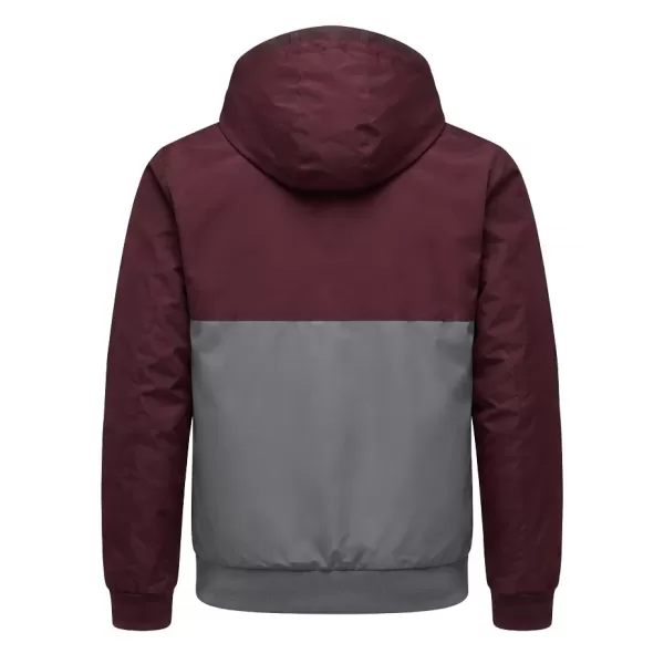  Pánská bunda OMBRE C584 BURGUNDY AND GREY 