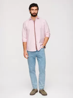 Pánská košile OMBRE K705 LIGHT PINK