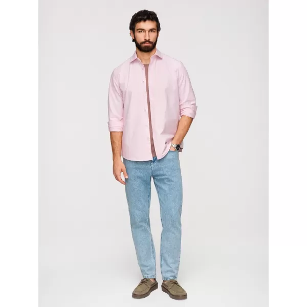  Pánská košile OMBRE K705 LIGHT PINK 