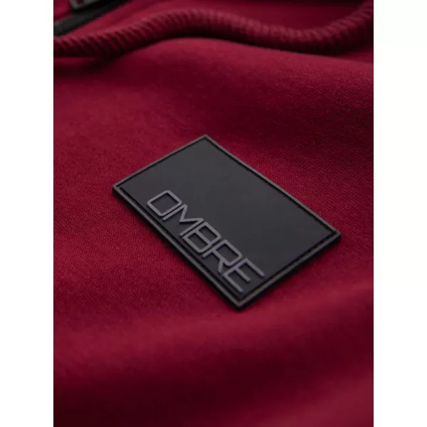  Pánská mikina OMBRE OM-SSZP-0256 RED 