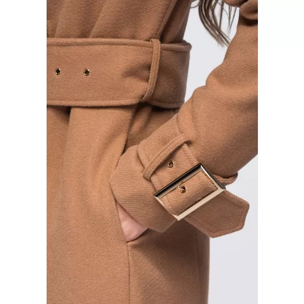  Dámský kabát OMBRE OW-CT-E0006 CAMEL 