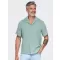 Pánská košile OMBRE OM-SHSS-0223 PASTEL GREEN