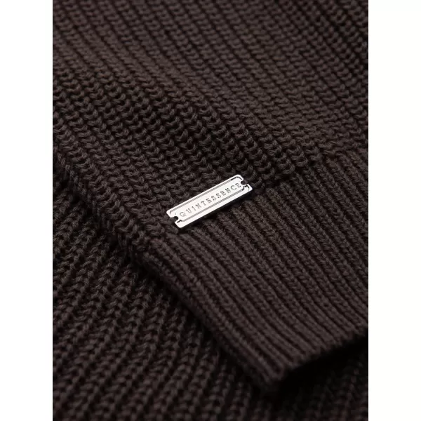  Pánský rolák OMBRE OM-SWTN-0189 DARK BROWN 