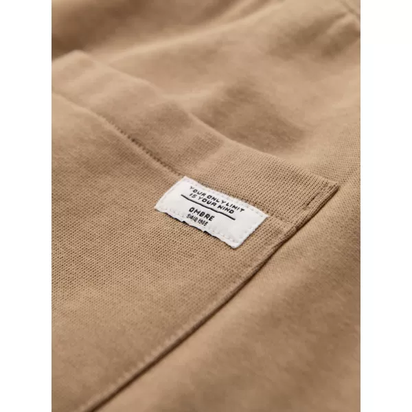  Pánské tepláky OMBRE OM-PABS-0304 BROWN 