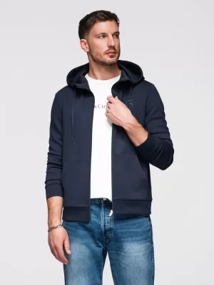 Pánská mikina OMBRE OM-SZBC-0196 NAVY BLUE
