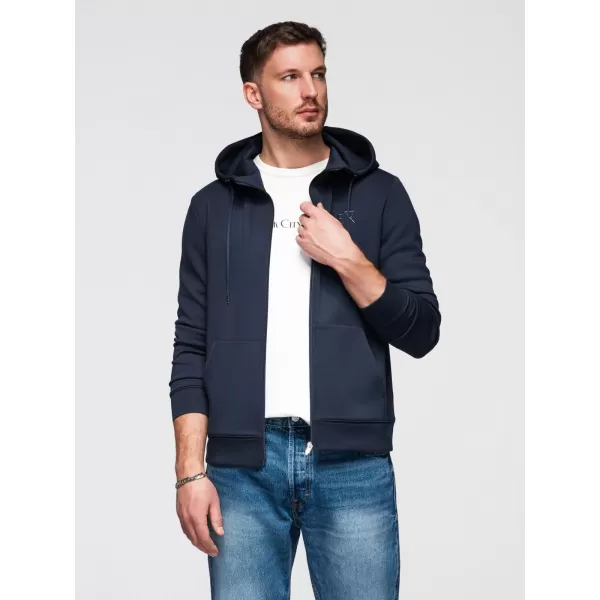  Pánská mikina OMBRE OM-SZBC-0196 NAVY BLUE 