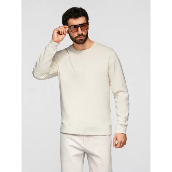  Pánská mikina OMBRE OM-SSBN-0271 CREAM 