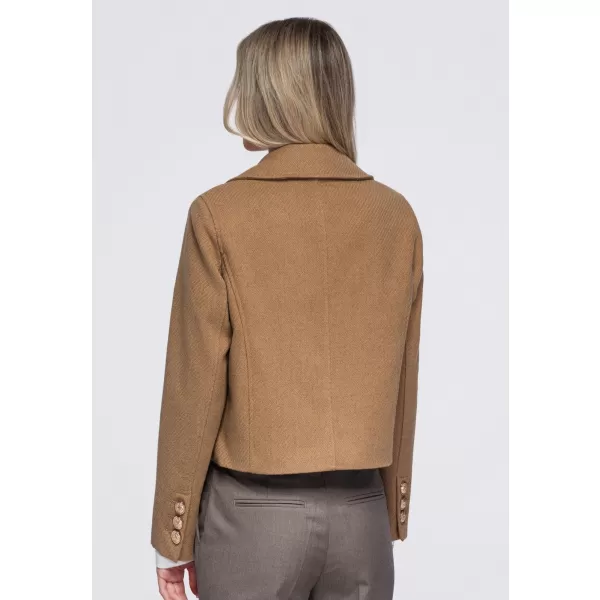  Dámské sako OMBRE OW-BL-E0008 CAMEL 