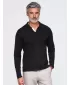 Pánská triko s límečkem OMBRE OM-POLS-0138 BLACK