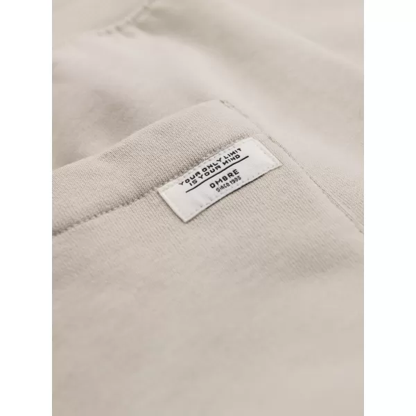  Pánské tepláky OMBRE OM-PABS-0304 LIGHT BEIGE 