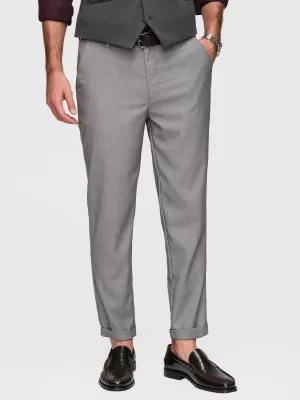 Pánské kalhoty OMBRE P1525 GREY