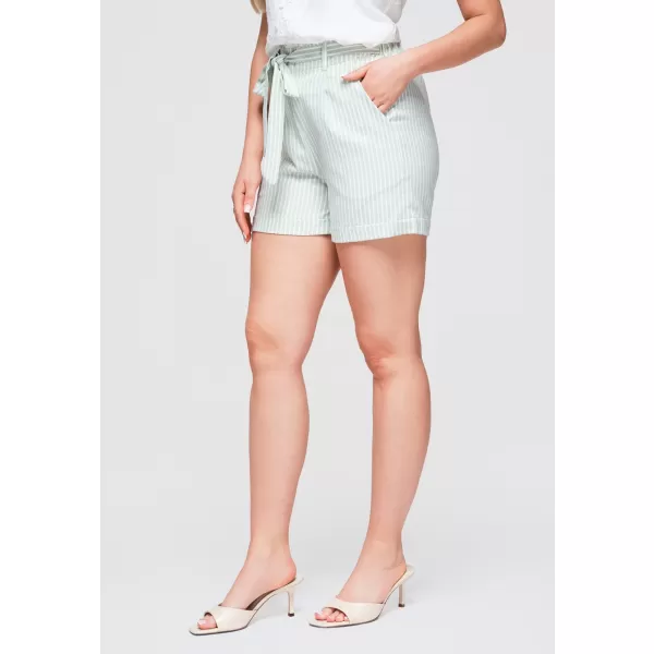  Dámské kraťasy OMBRE OW-ST-E0005 LIGHT GREEN 