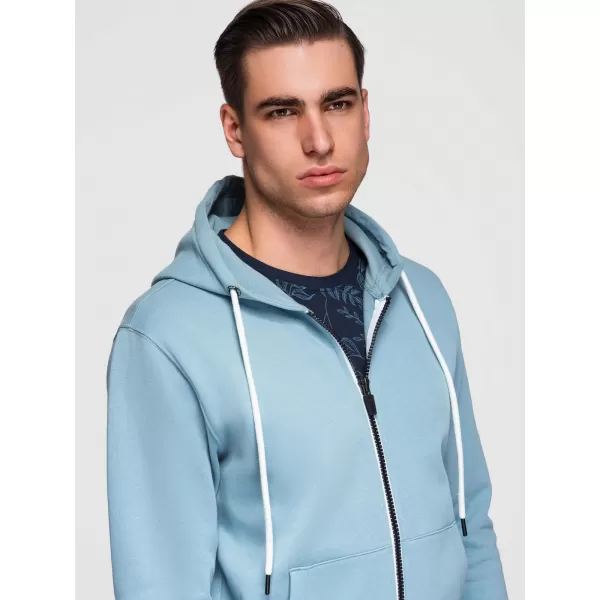  Pánská mikina OMBRE OM-SSBZ-0272 BLUE 