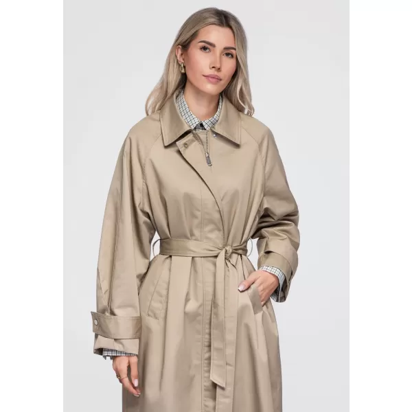 Dámský kabát OMBRE OW-CT-E0002 BEIGE 