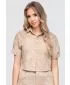 Dámská halenka OMBRE OW-SH-E0060 BEIGE