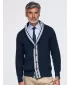 Pánský kardigan OMBRE OM-SWCD-0196 NAVY BLUE