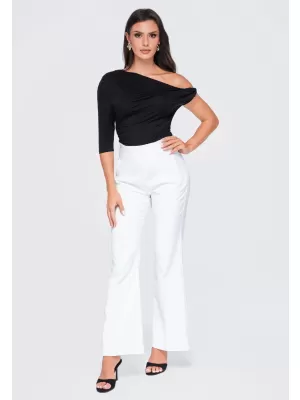 Dámské triko OMBRE OW-TS-E0075 BLACK