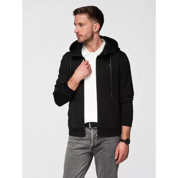  Pánská mikina OMBRE OM-SZBC-0196 BLACK 
