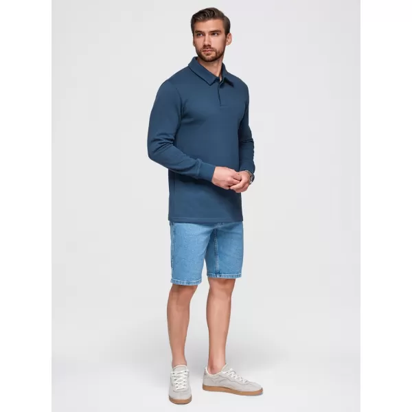  Pánský rolák OMBRE B1719 DARK BLUE 