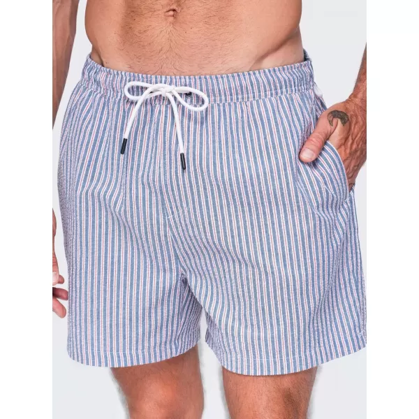  Pánské kraťasy OMBRE OM-SRSS-0214 MUTED BLUE 